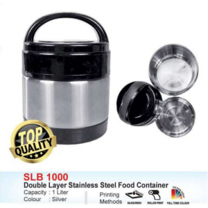 [Lunch Box] Double Layer Stainless Steel Food Container - SLB1000
