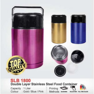 [Lunch Box] Double Layer Stainless Steel Food Container - SLB1800