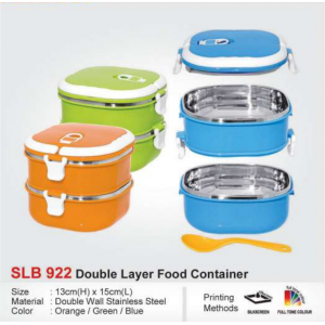 [Lunch Box] Double Layer Food Container - SLB922