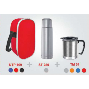 [OEM Travel Sets] Cooler & Warmer Bag / Stainless Steel Vacuum Flask / Thermo Mug - TS9078