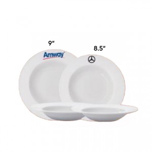 [Ceramic Plates & Bowls] Thick Body Rim Plate