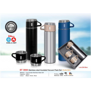 [Vacuum Flask] Stainless steel Insulated Vacuum Flask (Double Wall) - ST3044