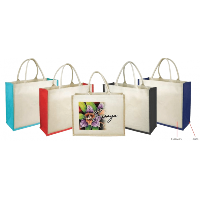 [ECO Series] Jute + Canvas  Laminated Bag - JCL 269