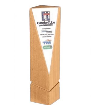 [Award Trophy] Exclusive Crystal Wooden Award - CW 9100