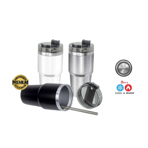 [Vacuum Flask] Stainless steel Thermo Mug ( Double Wall ) - TM 690